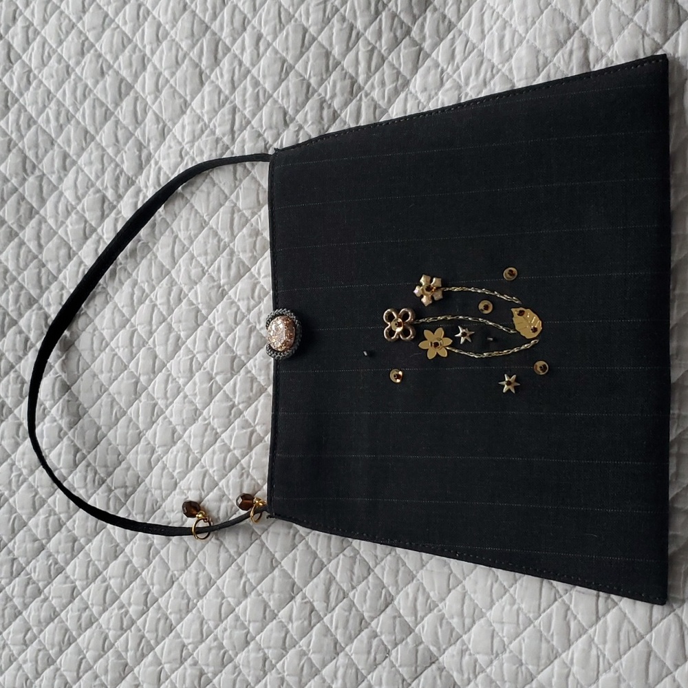 Vtg Patch Bag
